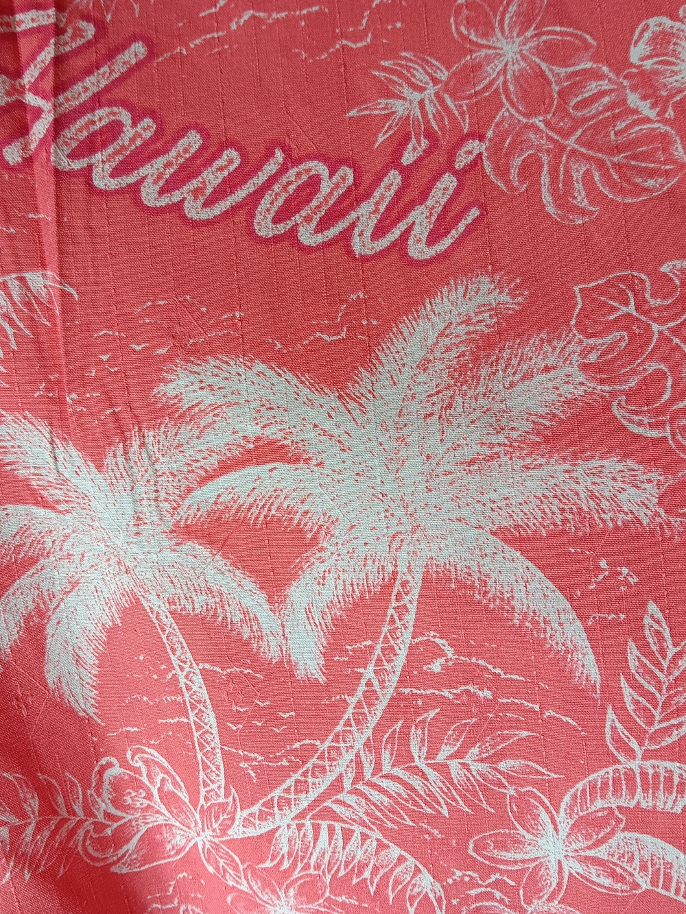 Tommy Bahama Mens Large Short Sleeve Coral Hawaii Exclusive Silk Button Up - Picture 3 of 11